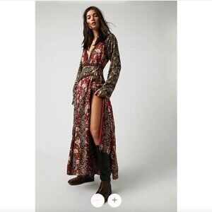 Free People Tilda Wrap Floral Maxi Dress